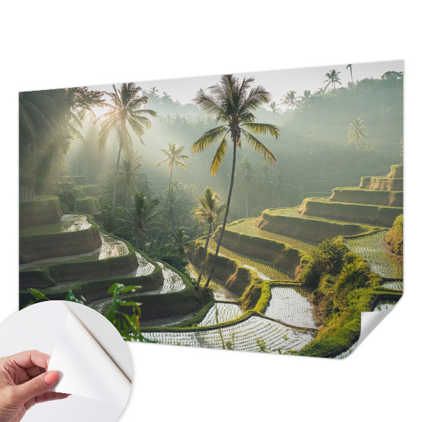 Selbstklebende Fototapete für die Wand Paradiesterrassen