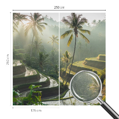 Selbstklebende Fototapete für die Wand mit dem Motiv der Paradiesterrassen