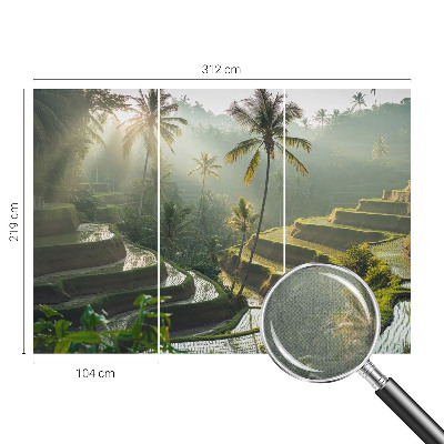 Selbstklebende Fototapete für die Wand mit dem Motiv der Paradiesterrassen