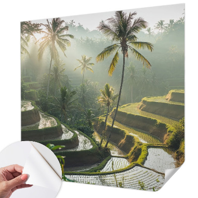 Selbstklebende Fototapete für die Wand mit dem Motiv der Paradiesterrassen