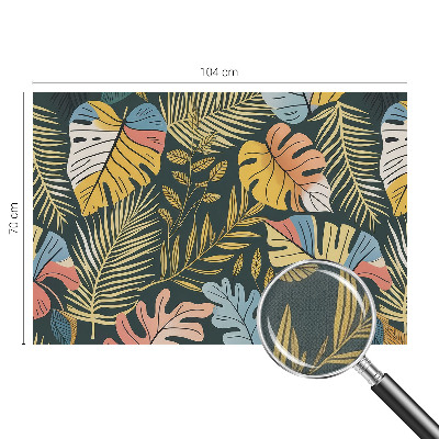 68D-Fototapete fürs Wohnzimmer Tropische Energie