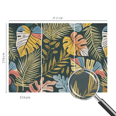 68D-Fototapete fürs Wohnzimmer Tropische Energie