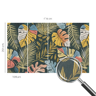 68D-Fototapete fürs Wohnzimmer Tropische Energie