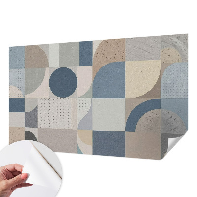 Fototapete in 3D-Optik Geometrisches Mosaik