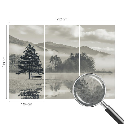 68D-Fototapete fürs Schlafzimmer Romantische Landschaft