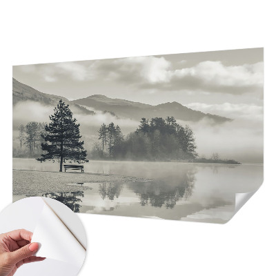68D-Fototapete fürs Schlafzimmer mit romantischer Landschaft