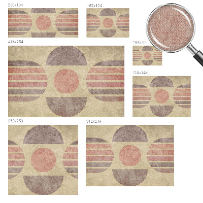 Motivtapete fürs Wohnzimmer Geometrische Formen