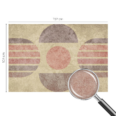 Motivtapete fürs Wohnzimmer Geometrische Formen