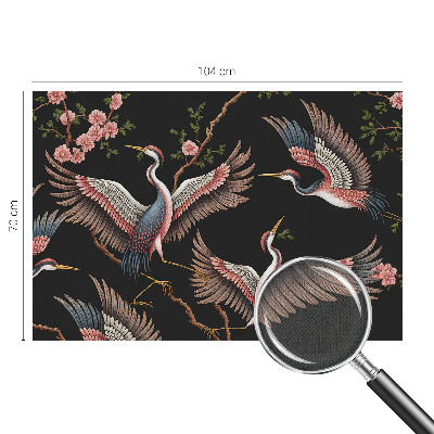 Hochwertige Bildtapete Blumenmuster