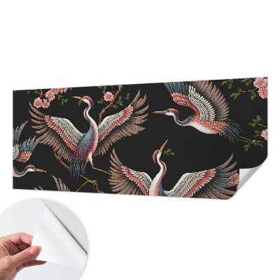 Hochwertige Bildtapete Blumenmuster