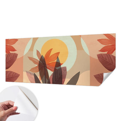 Fototapete nach Maß mit floral-abstraktem Motiv