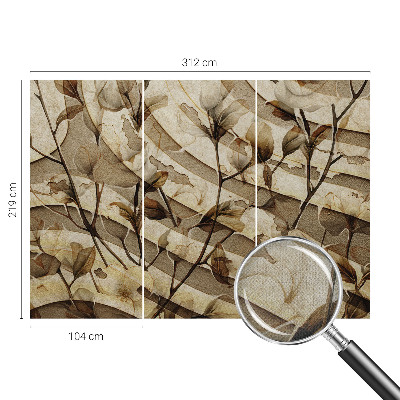 Motivtapete fürs Wohnzimmer Klassische Flora