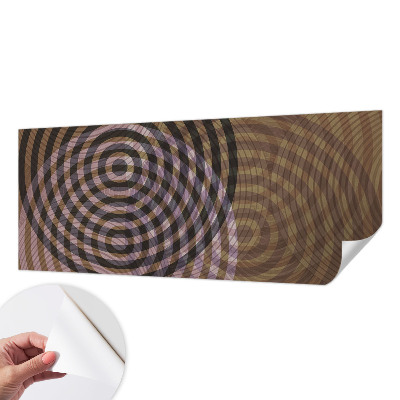 Motivtapete nach Maß mit hypnotisierenden Kreisen als Muster