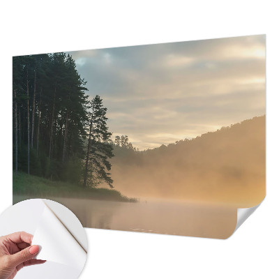 Moderne Fototapete nach Maß mit dem Motiv „nebliger Morgen“
