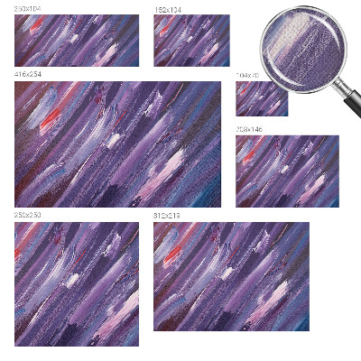 Selbstklebende Fototapete fürs Wohnzimmer Bunte Pinselstriche