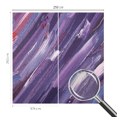 Selbstklebende Fototapete fürs Wohnzimmer Bunte Pinselstriche