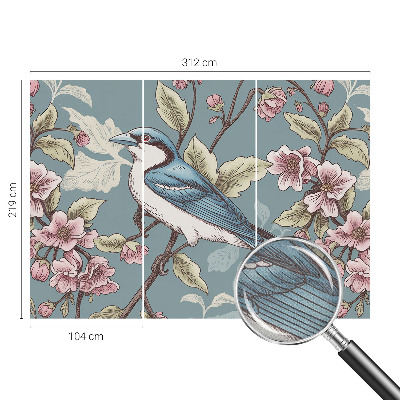 Selbstklebende Fototapete fürs Kinderzimmer Frühlingsharmonie