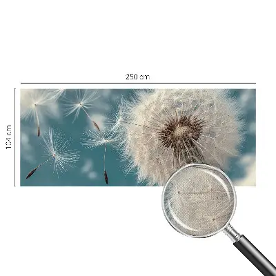 46D-Fototapete mit einem dezenten, luftigen Motiv