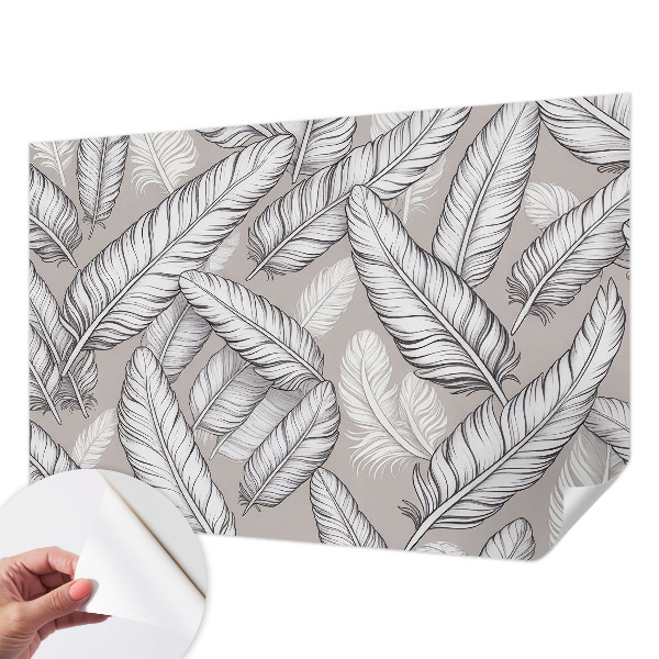 46D-Fototapete fürs Wohnzimmer Feine Federn