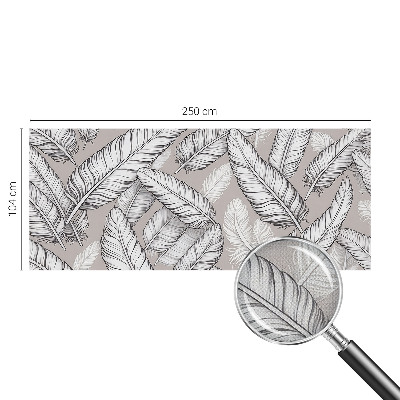 46D-Fototapete fürs Wohnzimmer Feine Federn