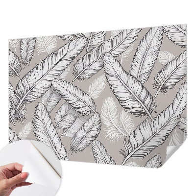 46D-Fototapete fürs Wohnzimmer Feine Federn