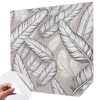 46D-Fototapete fürs Wohnzimmer Feine Federn