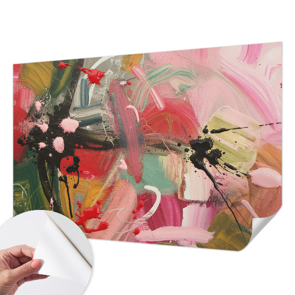 46D-Fototapete fürs Schlafzimmer Farbenfrohes Chaos