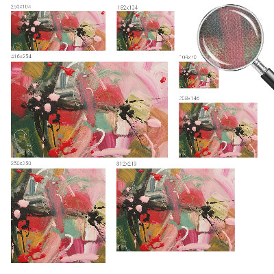 46D-Fototapete fürs Schlafzimmer Farbenfrohes Chaos