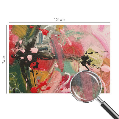 46D-Fototapete fürs Schlafzimmer Farbenfrohes Chaos