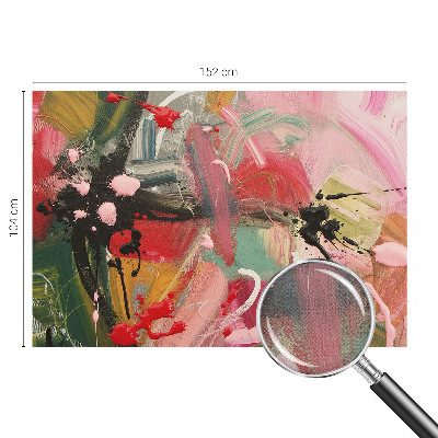 46D-Fototapete fürs Schlafzimmer Farbenfrohes Chaos