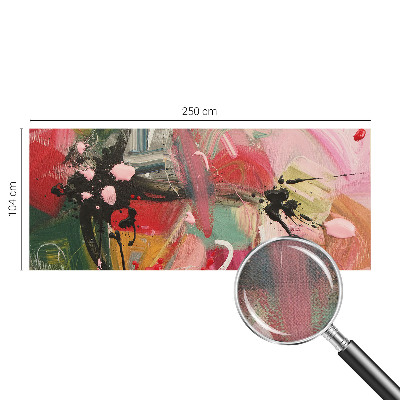 46D-Fototapete fürs Schlafzimmer Farbenfrohes Chaos