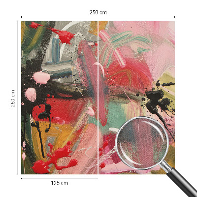 46D-Fototapete fürs Schlafzimmer Farbenfrohes Chaos