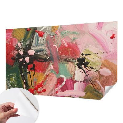 46D-Fototapete fürs Schlafzimmer Farbenfrohes Chaos