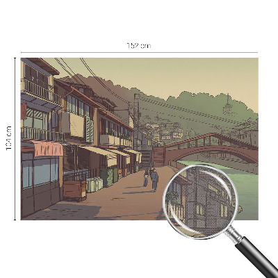 Fototapete nach Maß Pastellfarbene Landschaft