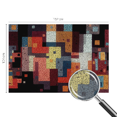 Moderne Fototapete nach Maß Bunte Formen