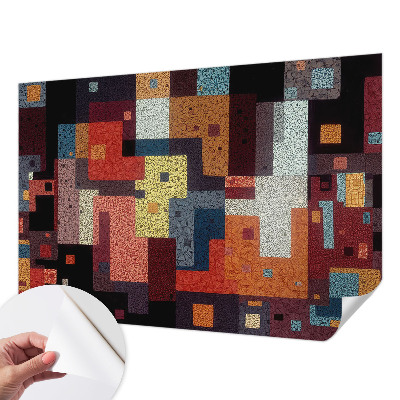 Moderne Fototapete nach Maß Bunte Formen