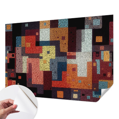 Moderne Fototapete nach Maß Bunte Formen