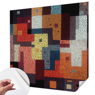 Moderne Fototapete nach Maß Bunte Formen