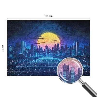 Motivtapete fürs Wohnzimmer Futuristische Landschaft