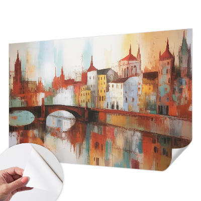 Motivtapete nach Maß mit einer Stadtlandschaft