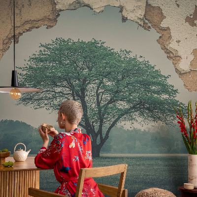 47D-Fototapete Ein einsamer Baum