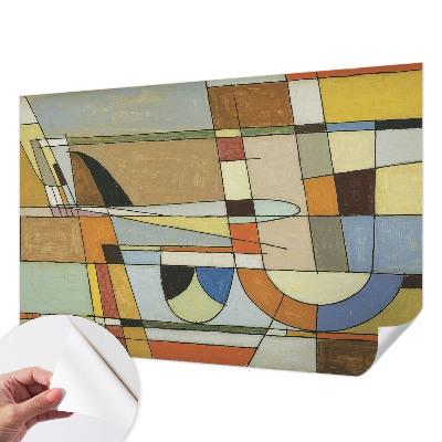 Selbstklebende Fototapete für die Wand mit geometrischem Harmoniemotiv