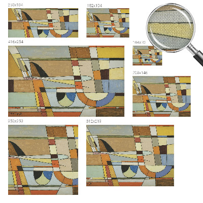 Selbstklebende Fototapete für die Wand mit geometrischem Harmoniemotiv