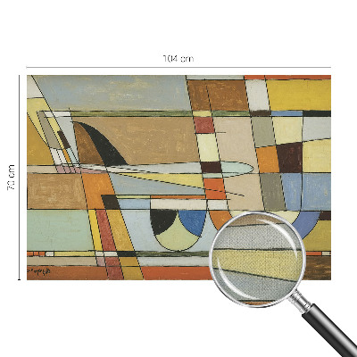 Selbstklebende Fototapete für die Wand mit geometrischem Harmoniemotiv