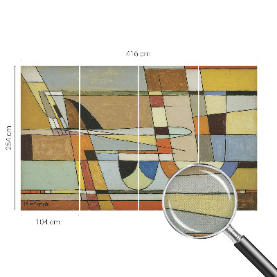 Selbstklebende Fototapete für die Wand mit geometrischem Harmoniemotiv