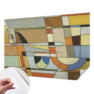 Selbstklebende Fototapete für die Wand mit geometrischem Harmoniemotiv