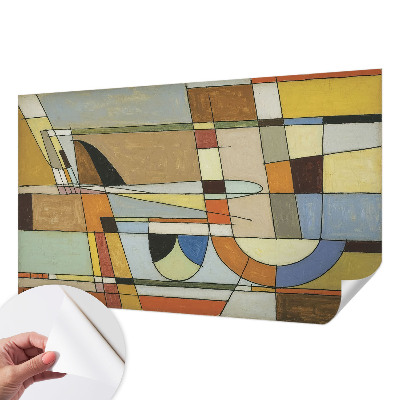 Selbstklebende Fototapete für die Wand mit geometrischem Harmoniemotiv