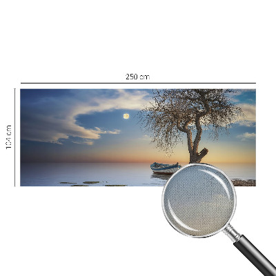 Selbstklebende Fototapete fürs Schlafzimmer mit einer friedlichen Landschaft