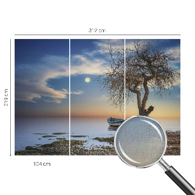 Selbstklebende Fototapete fürs Schlafzimmer Eine friedliche Landschaft