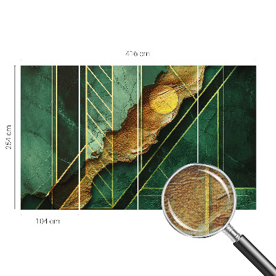 47D-Fototapete fürs Schlafzimmer Geometrische Spannung